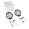 Buy cheap 5.1 Inch Round Black LED Vehicle Work Light Flood / Spot Beam 24w Epistar Type from wholesalers
