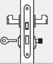 Certifire Stainless Steel Mortice Door Lock forFire Door SashlocK Entry EN1634 Fire Tested EN12209 and CE Marking