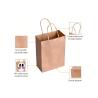 Buy cheap Offset Flexo Printing Kraft Paper Bag Eco Friendly Gift Packaging from wholesalers