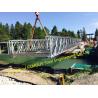 Buy cheap Army Portable Steel Bailey Bridge Painted Or Hot Dip Surface Treat Earthquake Heavy Snow Bearing from wholesalers