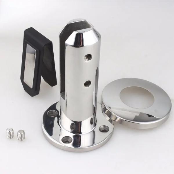 Buy cheap Balcony Glass Spigot Frameless Black Glass Spigots from wholesalers
