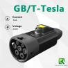Buy cheap GBT TO NACS Portable EV Charger Adapter 7kw 240V 32A for Tesla Car Charging Station Retrofit/Upgrade Purpose 240V from wholesalers