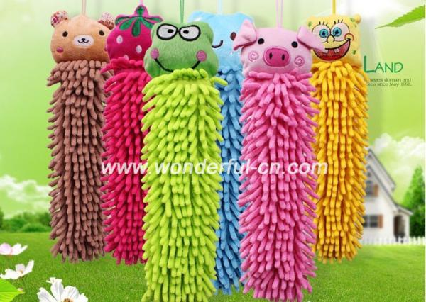 Buy cheap Chenille fast drying hanging microfiber hand towels wholesale from wholesalers