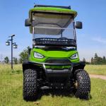 Green Electric Golf Cart 50km Range Electric LSV Aetric Golf Cart With Battery
