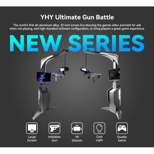 Arcade VR Shooting Simulator VR Gun Battle Standing Walker VR Machine Gun Gatling