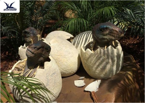 Buy cheap Playground Park Dinosaur Garden Ornaments Hatching Animatronic Dinosaur Egg Decoration from wholesalers