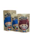 Eco-friendly material compostable biodegradable kraft paper bag stand up coffee