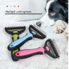 Buy cheap Red Blue Pet Hair Brush Remover Double Side Pet Dematting Comb Hair Removal from wholesalers