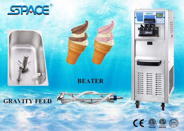 Buy cheap 3 Flavor Commercial Single Phase Soft Serve Ice Cream Machine Low Working Noise from wholesalers