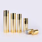 Buy cheap 15ml 30ml 50ml Gold Slide Nozzle Airless Pump Bottles from wholesalers