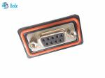 PA66 Silicone D Sub9 Female Connector High Current Voltage 500V Mounting Type