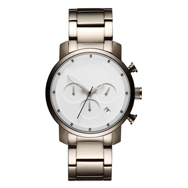 Buy cheap Three eyes chronograph japan mov't stainless steel watch with chain strap from wholesalers