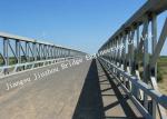 Precast Double Lane Modular Steel Bridge 200-type Construction Hot Galvanized