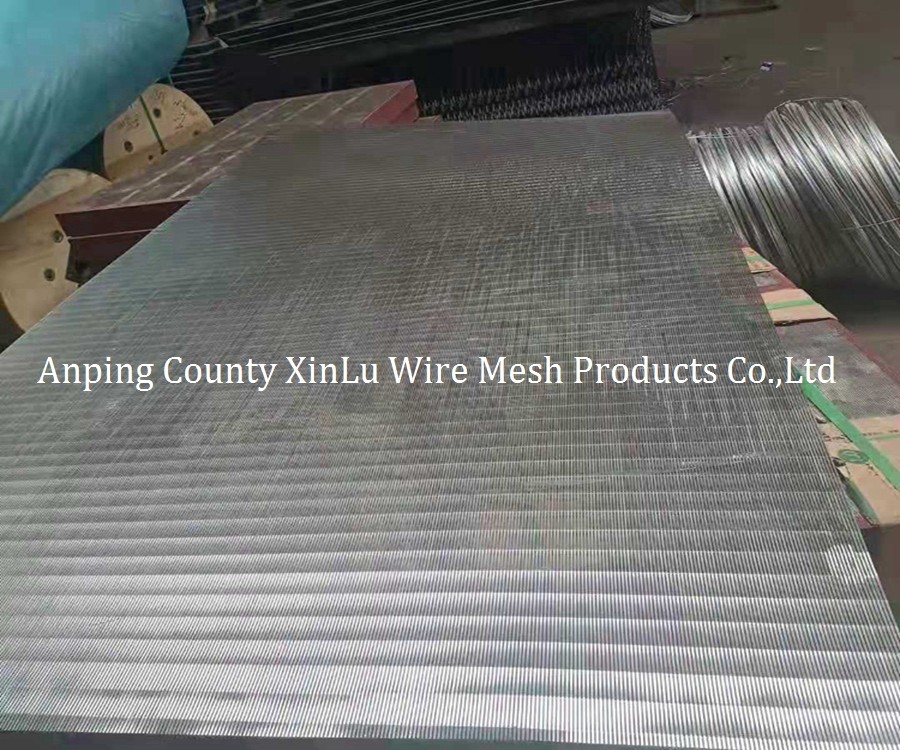 Wedge Wire Wrapped Flat Panel Johnson Screen Mesh for Filtration in Petrochemical Industry