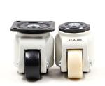 Wear Resistance 62mm Height Adjustable Casters Heavy Duty 340KG