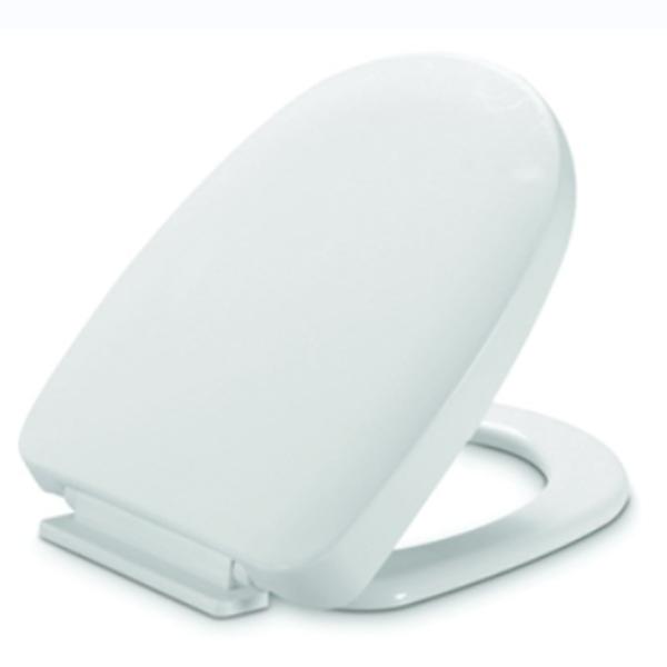 Buy cheap White Plastic Soft Close D Shape Toilet Seat Sustainable And Comfortable For Bathroom from wholesalers