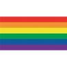 Buy cheap 100% Cotton Gay Flag Beach Towel LGBT Pride Parade Rainbow Towel Colors Resistance from wholesalers