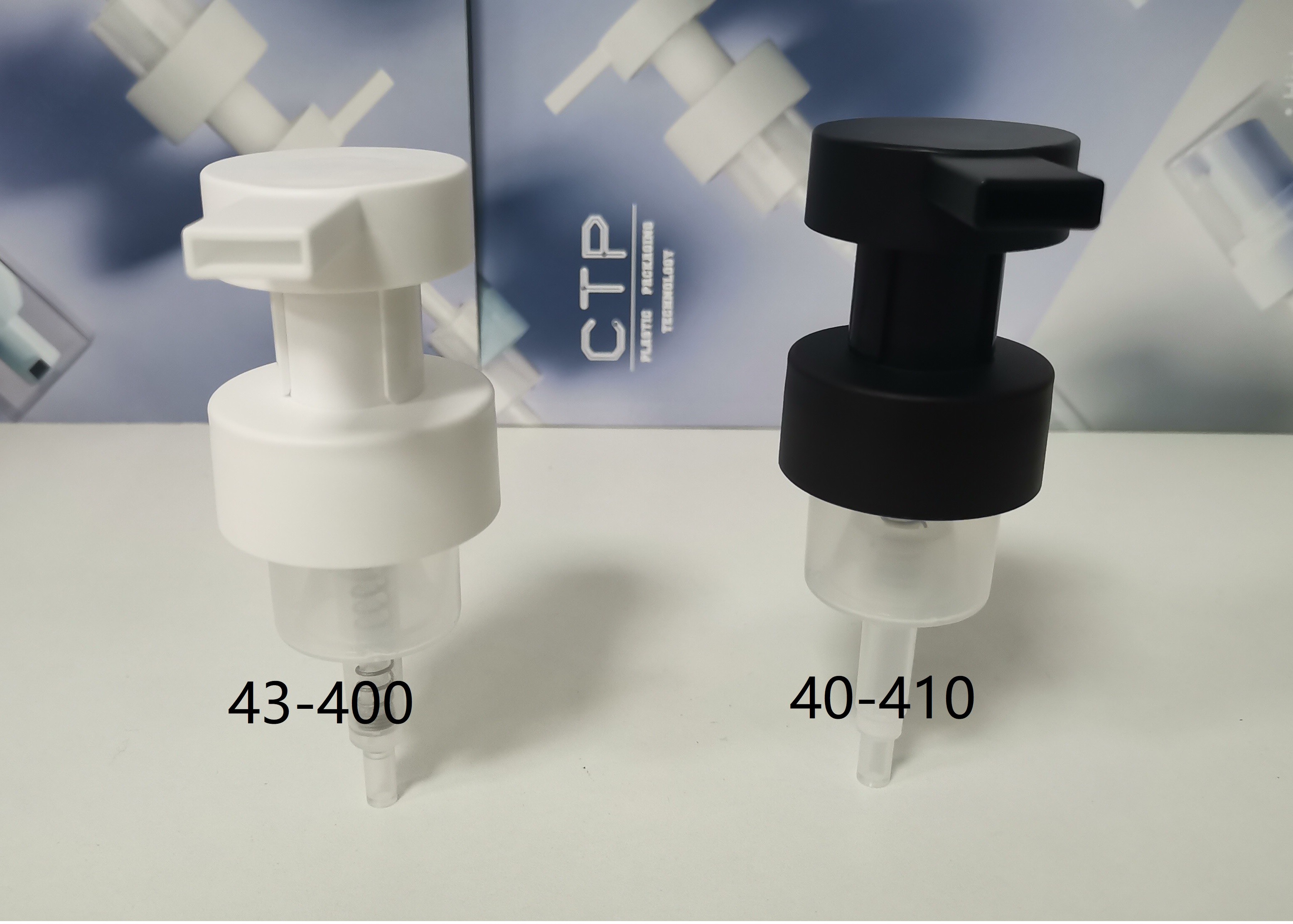 Foam Dispensing Pump Lock Way Clip Transparent Housing 43/400 ，40/410 Foam Dispenser Pump