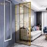 Buy cheap Golden Hairline Color Stainless Steel Screen Decoration Room Divider from wholesalers