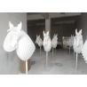 Buy cheap Origami Style Shop Window Decoratio Custom Life Size Fiberglass Horse Head Sculpture from wholesalers