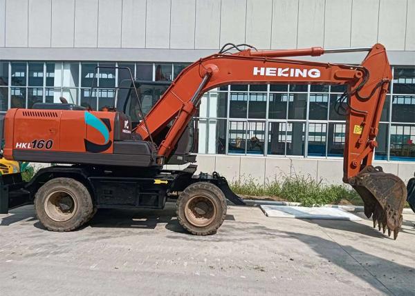 Buy cheap HKL160 Hekuang Second Hand Excavator Used Wheel Excavator from wholesalers