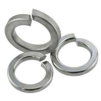 Buy cheap 2mm Height M10 Carbon Steel Spring Washer Black Oxide Finish For Railways product