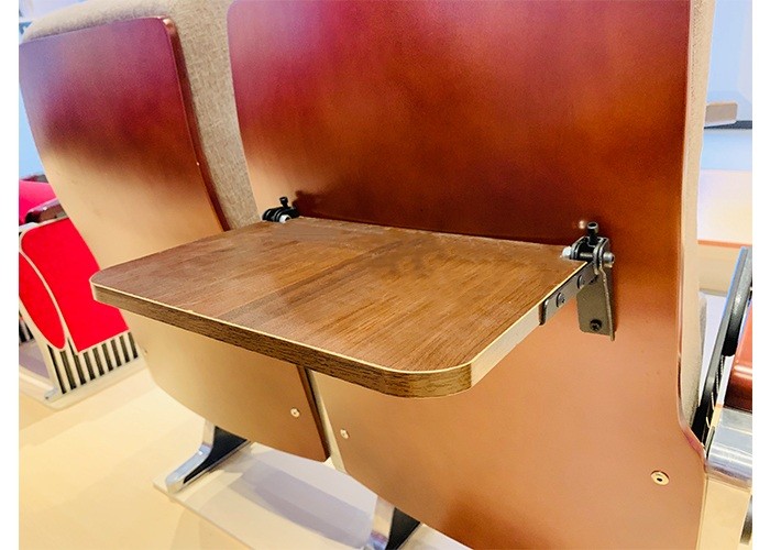 Ergonomic 120mm Lecture Theatre Seating With Wooden Outback
