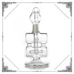 Dab Oil Rigs Bongs Baby Double Barrel Smoking Water Pipe Bubbler