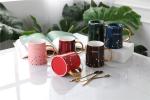 Colour Glazed 0.4L Sublimation Campfire Fine Porcelain Coffee Mugs