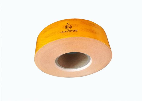 Buy cheap Safety Ece 104 Reflective Tape Pressure Sensitive , Conspicuity Markings For Truck from wholesalers