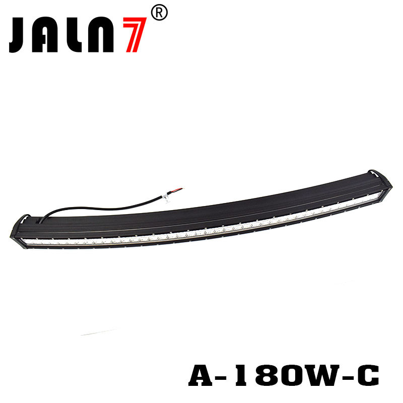 LED Light Bar JALN7 31.5Inch 180W Curved Spot Flood Combo LED Driving Lamp Super Bright Off Road Light LED Work Light