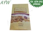 320g Kraft Paper Mylar Food Bags For Nutrient Blueberry Redbean Oatmeal