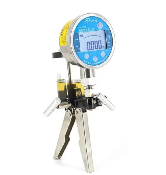 Buy cheap 25Mpa Handheld Hydraulic Pump Calibration Digital Pressure Gauge Calibrator from wholesalers