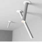 Modern recessed mounted flexible 7W round led spot light for ceiling use