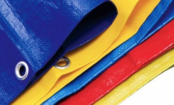 Quality Waterproof Tarpaulin Sheet , Plastic Woven Polyethylene Laminated PE Tarpaulin Roll for sale