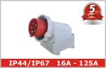 Buy cheap IP67 Waterproof Industrial Plugs Appliance Inlet Wall Mounted CEE IEC from wholesalers