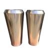 Buy cheap Stainless steel mirror planter cylinder round flower pot bucket from wholesalers