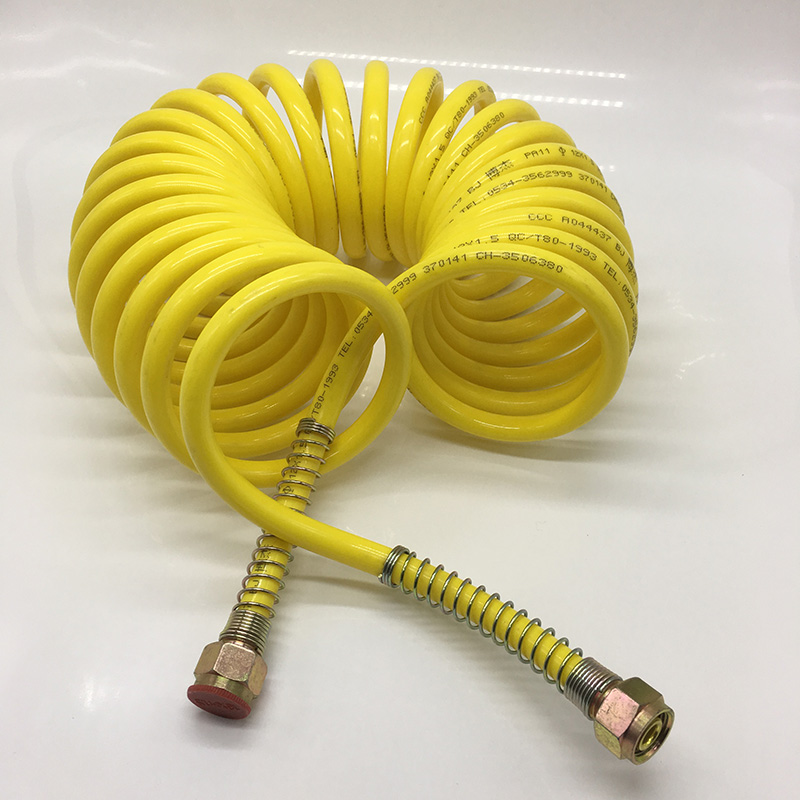 12mm Screw ID Pneumatic Spiral Hose for Air Brake -40F--200F in Truck/Trailer Parts