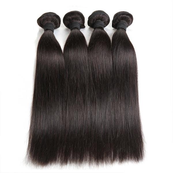 Buy cheap Double Machine Weft Virgin Human Hair Bundles Long Straight Hair Extensions For Thin Hair from wholesalers