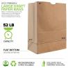 Buy cheap Large Paper Bags Kraft Brown Paper Grocery Bags for Grocery Shopping from wholesalers