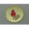 Buy cheap Hard Enamel Personalized Coins By Brass Stamped With Diamond Cut Edge from wholesalers