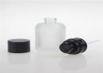 Empty 50ml Glass Lotion Bottles With Pump , Custom Lotion Glass Bottle