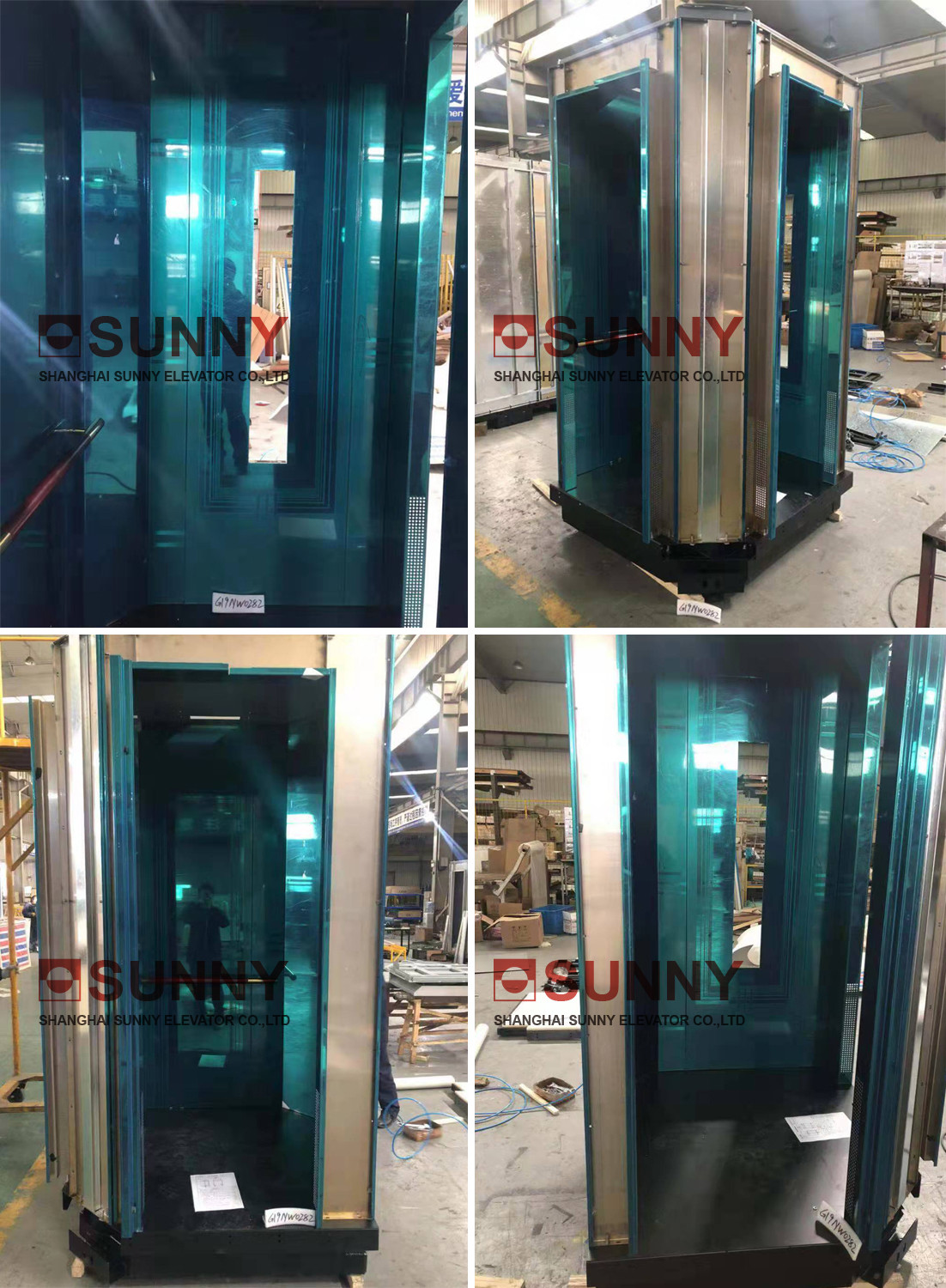 Attractive 13 Person 1T 1.5m/S Machine Room Less Elevator For Office Buildings