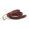 Buy cheap Woven Braided Cowhide Belts For Mens Casual Leather Belt from wholesalers