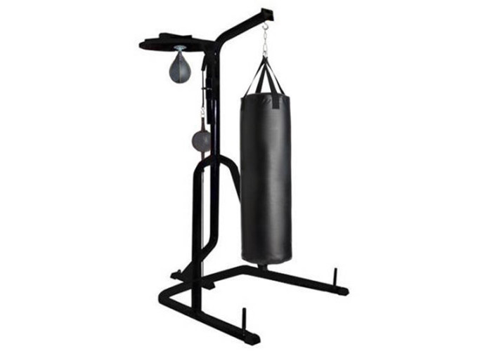 Commercial 2 Station Boxing Stand Rack OEM Available For Boxing Training