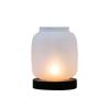 Buy cheap Lantern Shaped Frosted Transparent Glass Candlestick With Aluminum Cap from wholesalers
