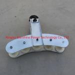 Multiple Wheel Electrical Wire Wheel Cable Roller With Nylon Pulley Roller