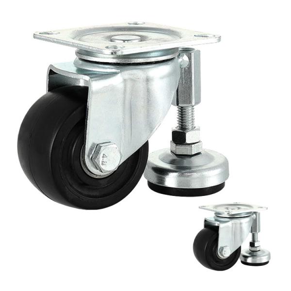 Buy cheap 350kg Loading PA 3 Inch Heavy Duty Swivel Casters With Feet Cups from wholesalers