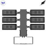 5 Years Warranty 1200W 6000K LED Sport Stadium Lighting 155lm/W-165lm/W 10° /20°