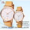 Buy cheap WHOLESALE PU STRAP ALLOY CASE QUARTZ WATCHES COUPLE WATCH from wholesalers
